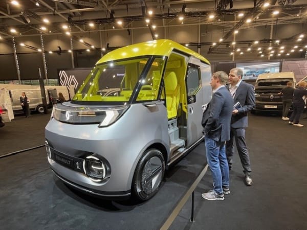 Renault BEV delivery van.