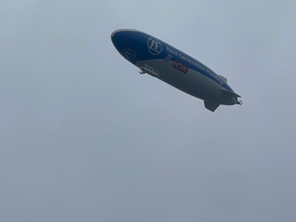 Zeppelin airship.
