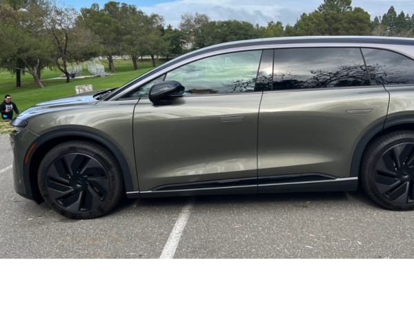 Outdoor side view of Lucid Gravity.