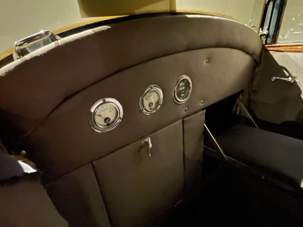 Armacost Museum - 1937 Detroit EV interior.