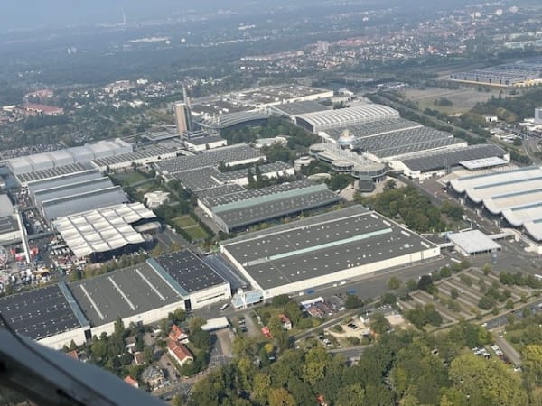 Hannover fair grounds.