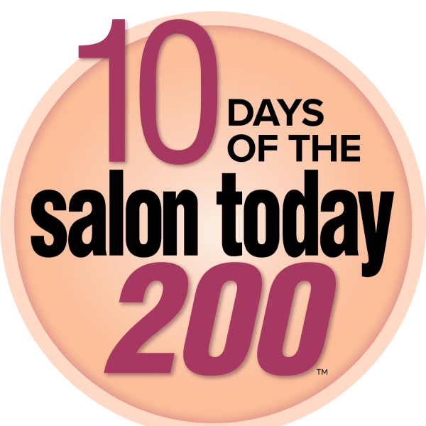 The 10 Days of the SALON
 TODAY 200 logo, which represents the online announcements of our landmark salon business competition, SALON TODAY 200.