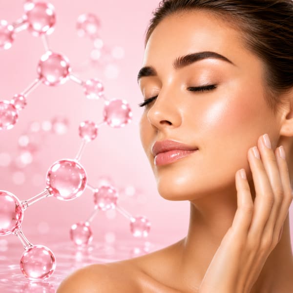 Model with peptides