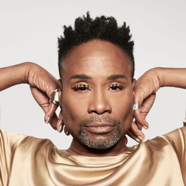 A man with eyemakeup