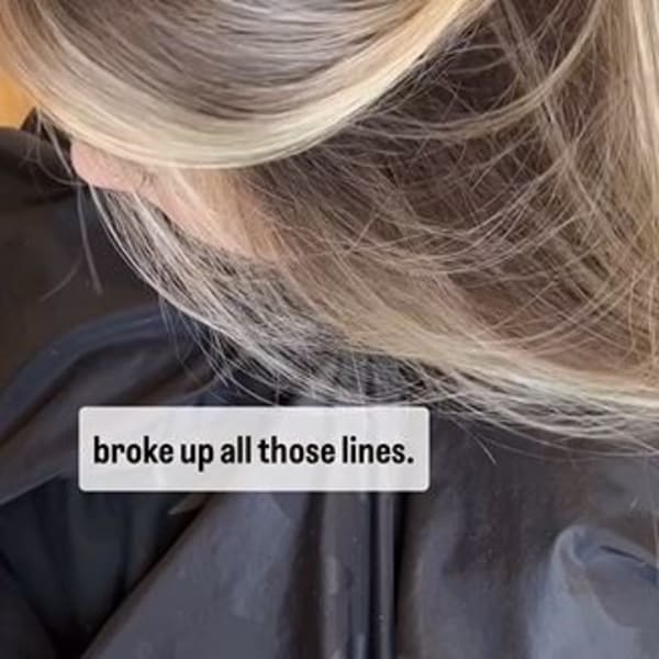 Blonde hair