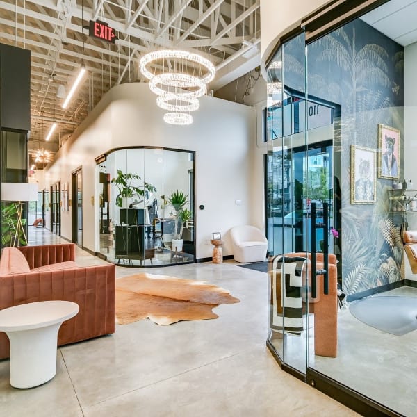 A salon space