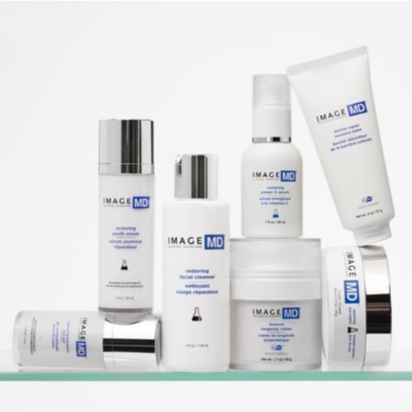 An assortment of IMAGE MD products
