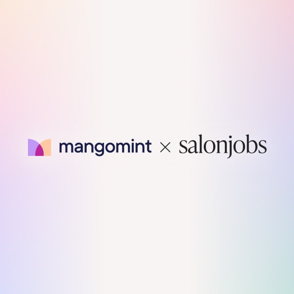 Logos from mangomint and salonjobs