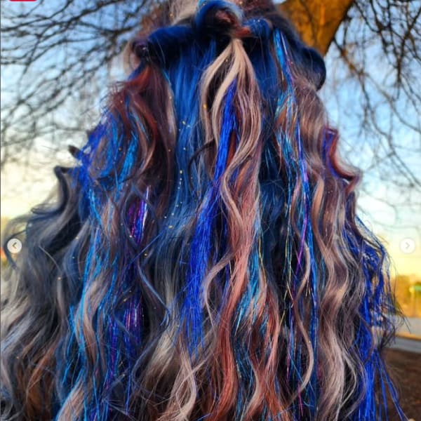 Rainbow hair