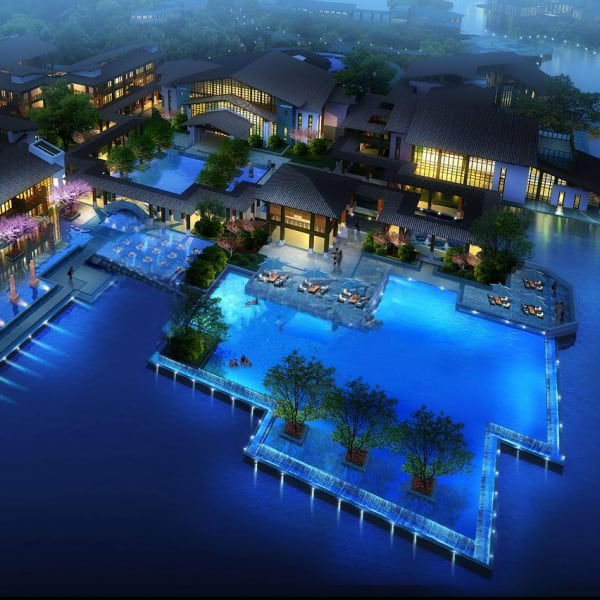 A health spa in Asia