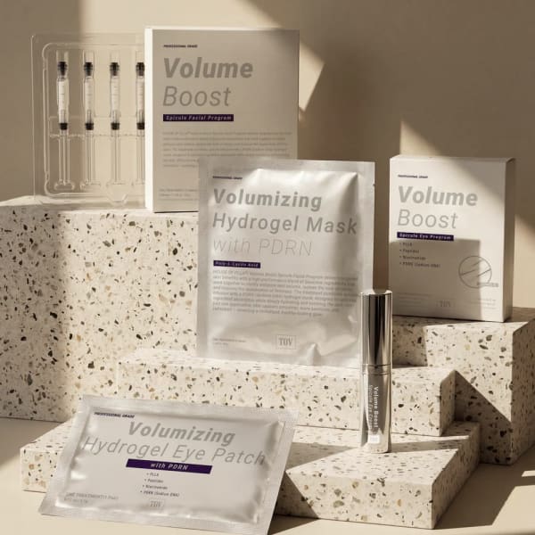 A product display of Volume Boost