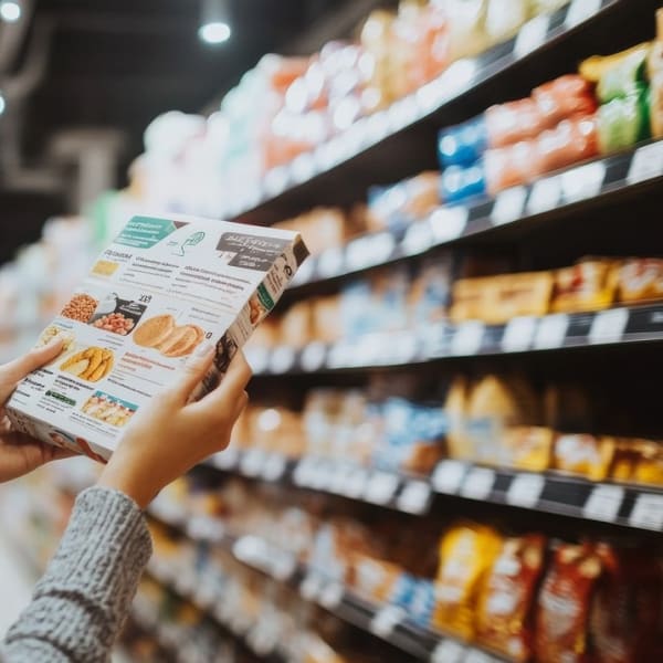 A woman in a grocery store.
