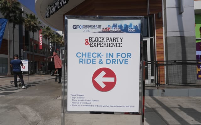 Ride and Drive sign
