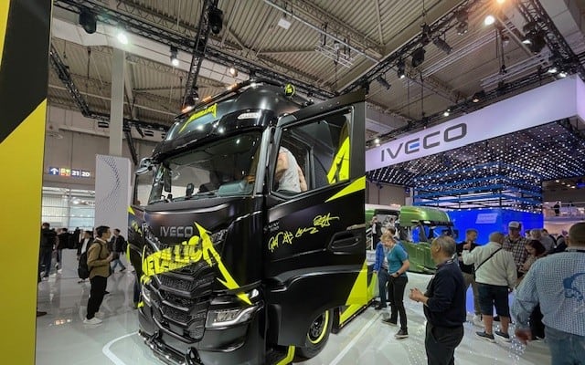 Metallica Iveco European tour truck.