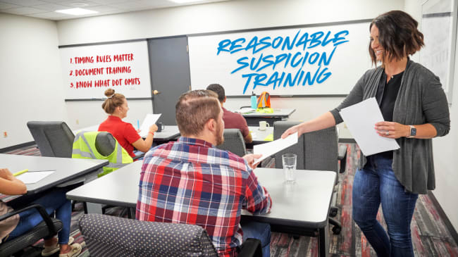 A Four-Sentence Description of Reasonable Suspicion Training
