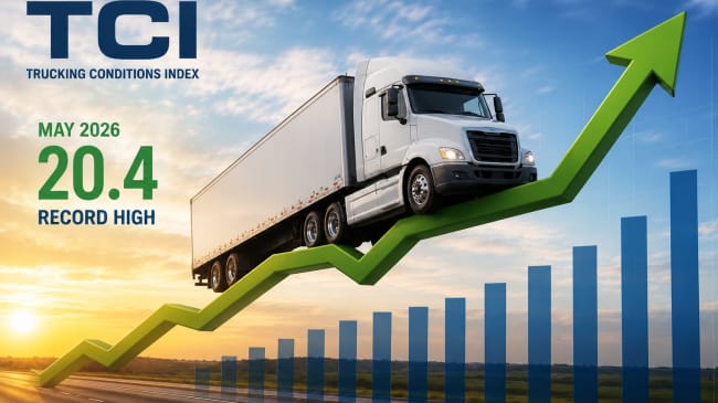 FTR Says Freight Rates Surged in May