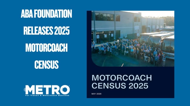 ABA Foundation’s 2025 Motorcoach Census Highlights Industry Growth, 77K Jobs