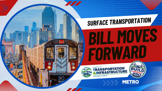 T&I Committee Approves BUILD America 250 Act With Key Motorcoach Provisions, Transit Investments