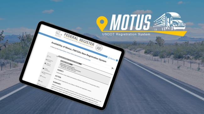 FMCSA’s Motus System Is Coming. What Fleets Need to Know Now