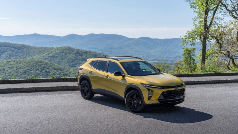 A photo of the Chevrolet Trax, a compact crossover SUV.