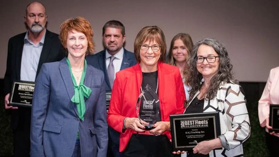 Best Overall Small Fleet to Drive for 2024 award ceremony.