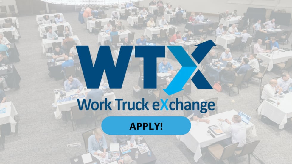Work Truck Exchange Logo on Image of one-on-one appointments