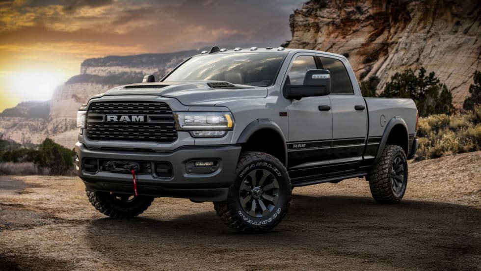 Ram Power Wagon front 3/4