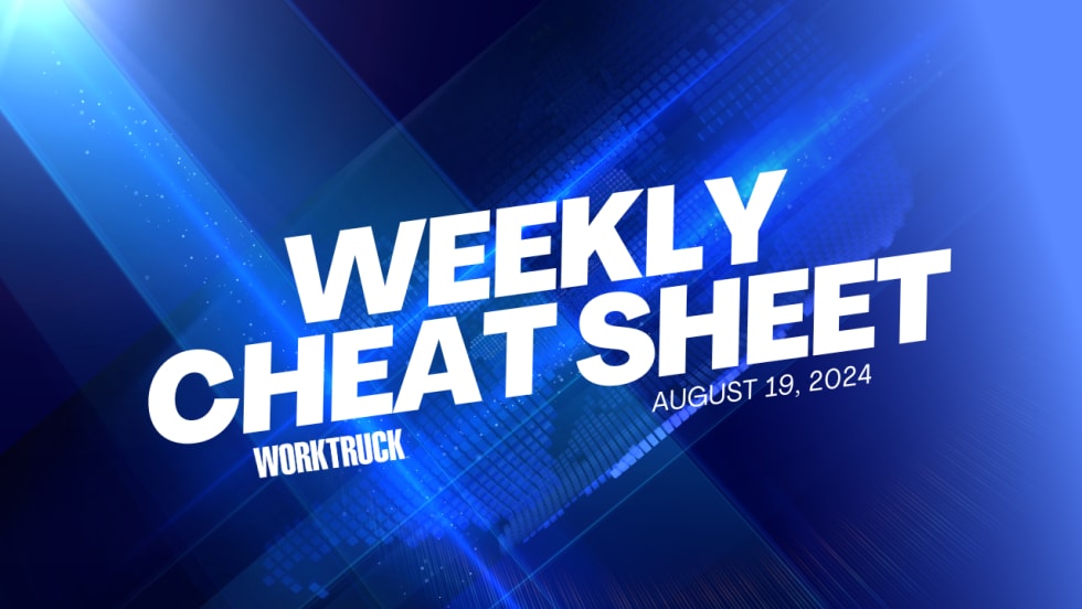 Weekly Cheat Sheet