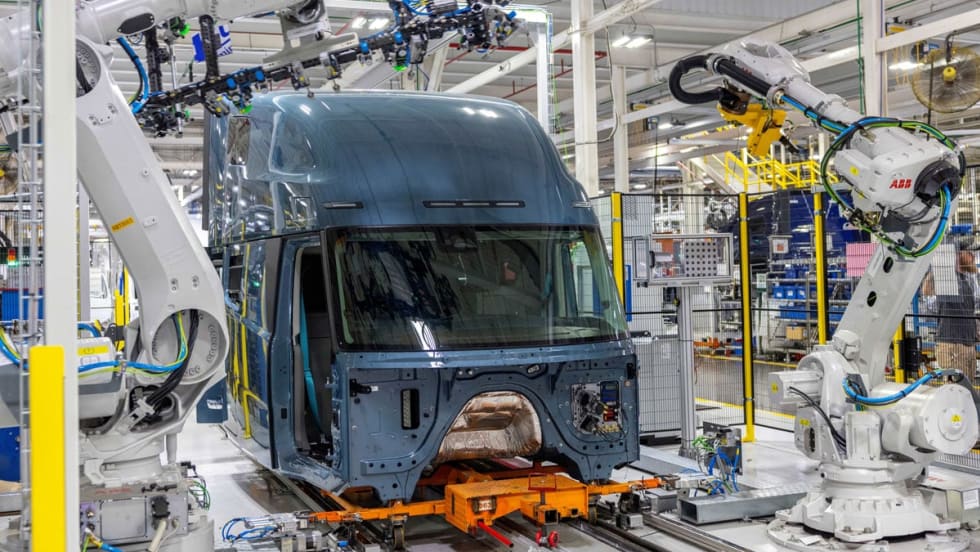 Volvo truck manufacturing plant