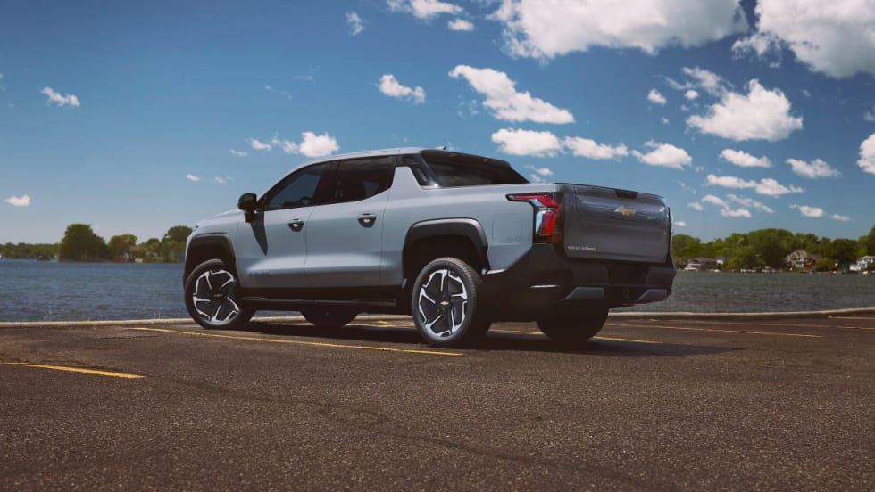 2025 Chevrolet Silverado EV rear view