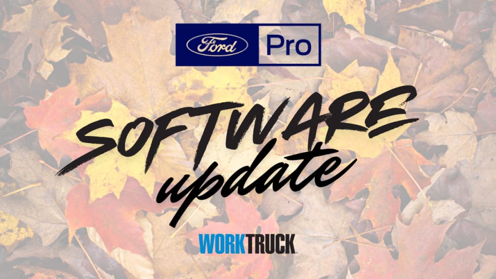 Ford Pro Software Update October 2024