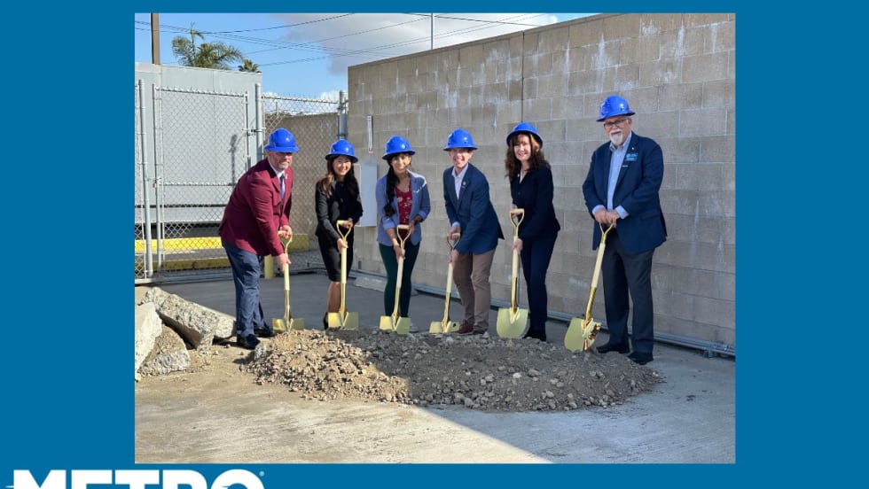The groundbreaking ceremony for the Oceanside Hydrogen Fueling Station