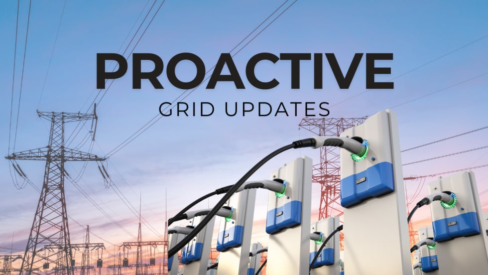 Electric Grid with EV chargers