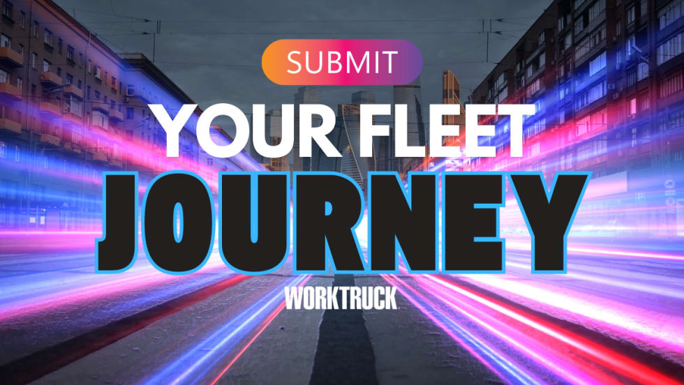 Submit Your Fleet Journey on fast moving road background 