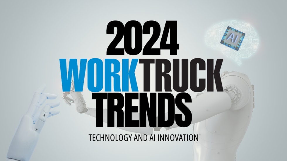 Robot and AI with 2024 Work Truck Trends