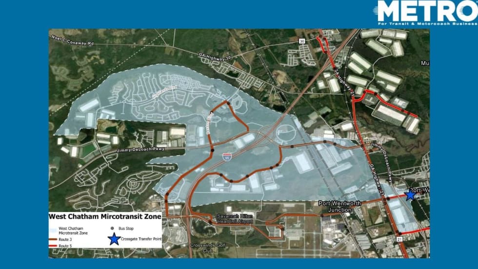 CAT Microtransit zone