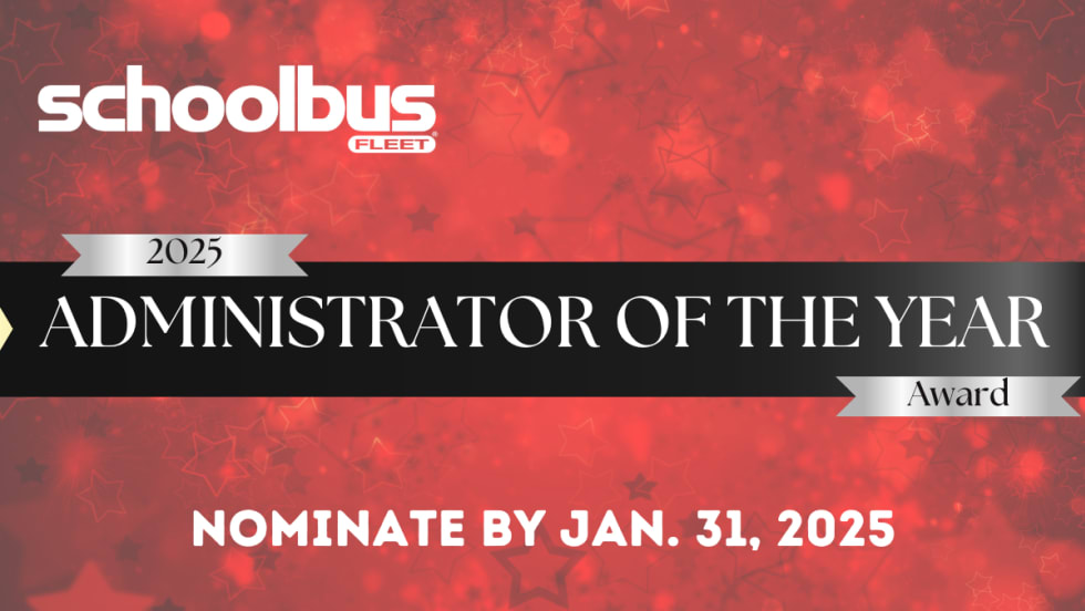 2025 Administrator of the Year nominate by Jan. 31, 2025