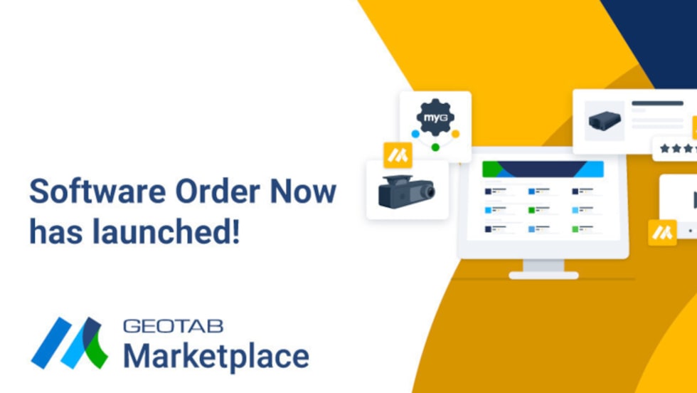 screenshot of Geotab web page.