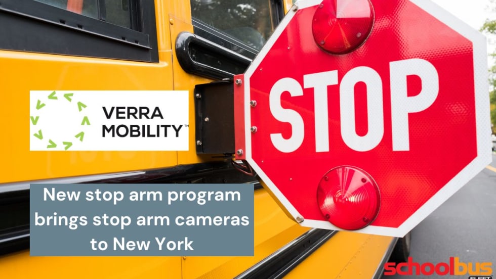 School bus stop arm