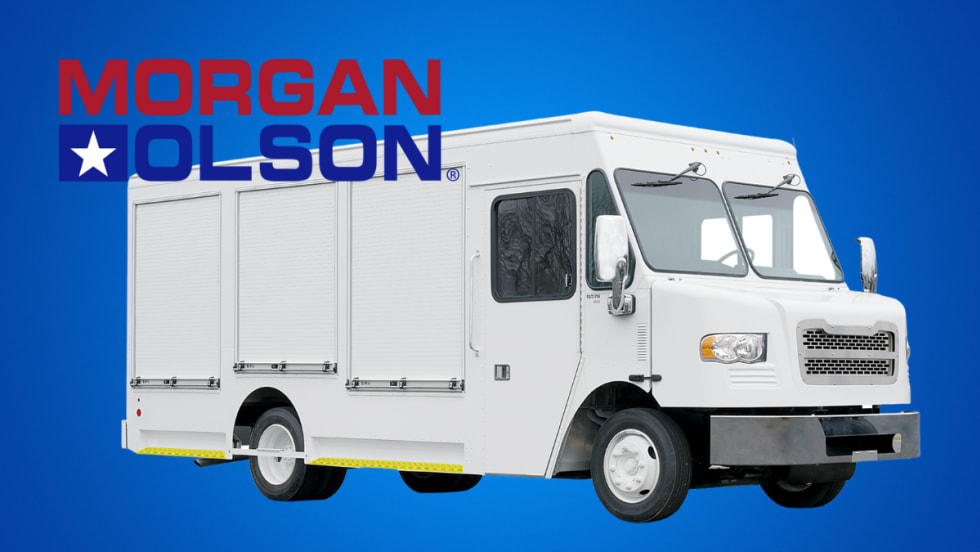 Morgan Olson new side load step van 