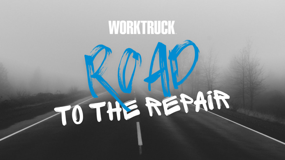 Work Truck Road the the Repair