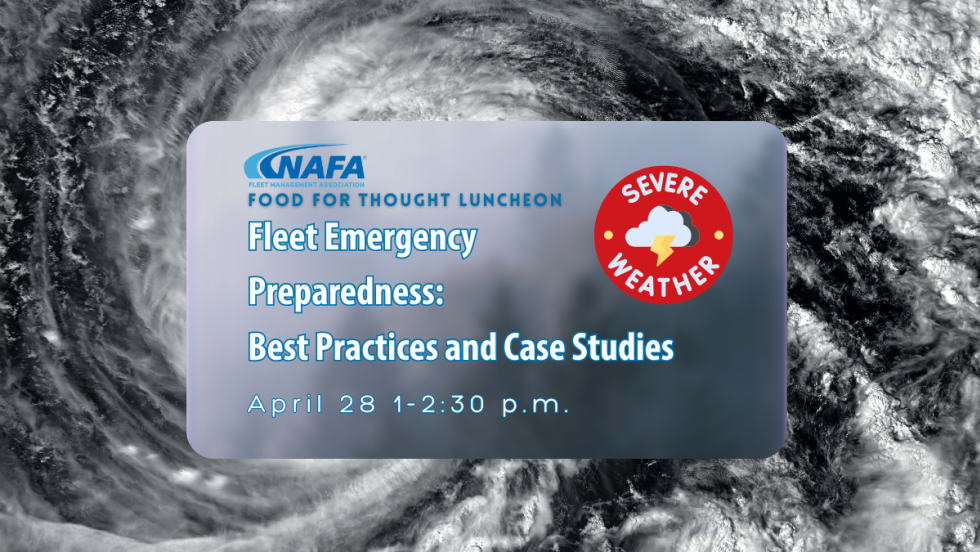 Hurricane background with Disaster Session title and time