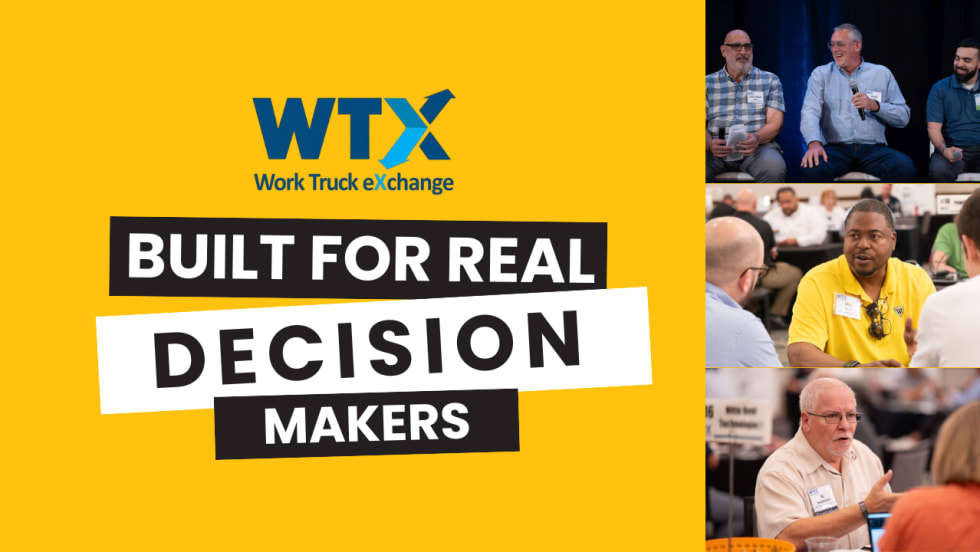 WTX: Built for Real Decision Makers with three networking photos
