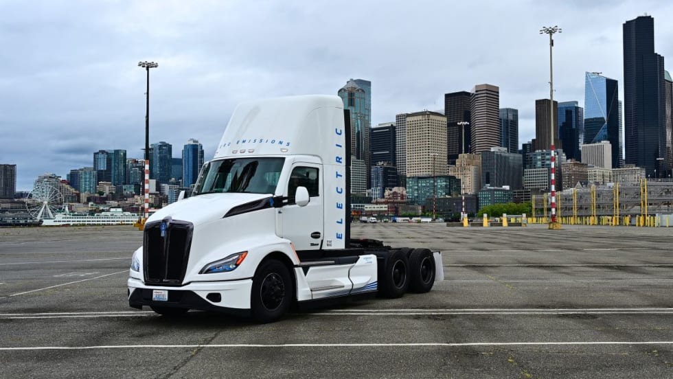 Battery electric heavy-duty Kenworth truck