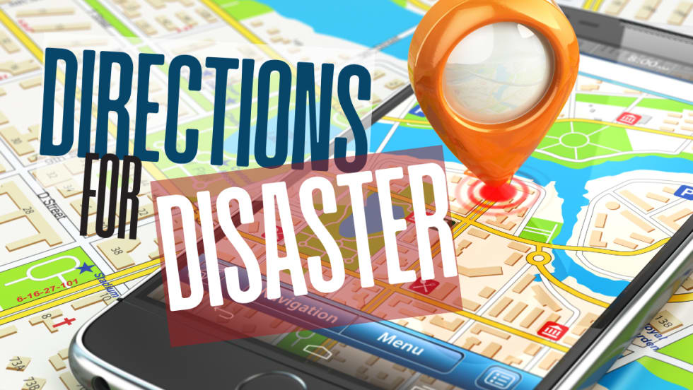 Smartphone GPS navigation map with location pin, representing the importance of using navigation systems safely and staying focused while driving.