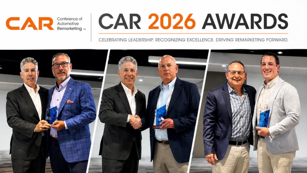 Image of three award winners at 2026 CAR