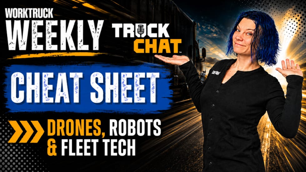 Lauren Fletcher presents Weekly Truck Chat Cheat Sheet, Drones, Robots & Fleet Tech
