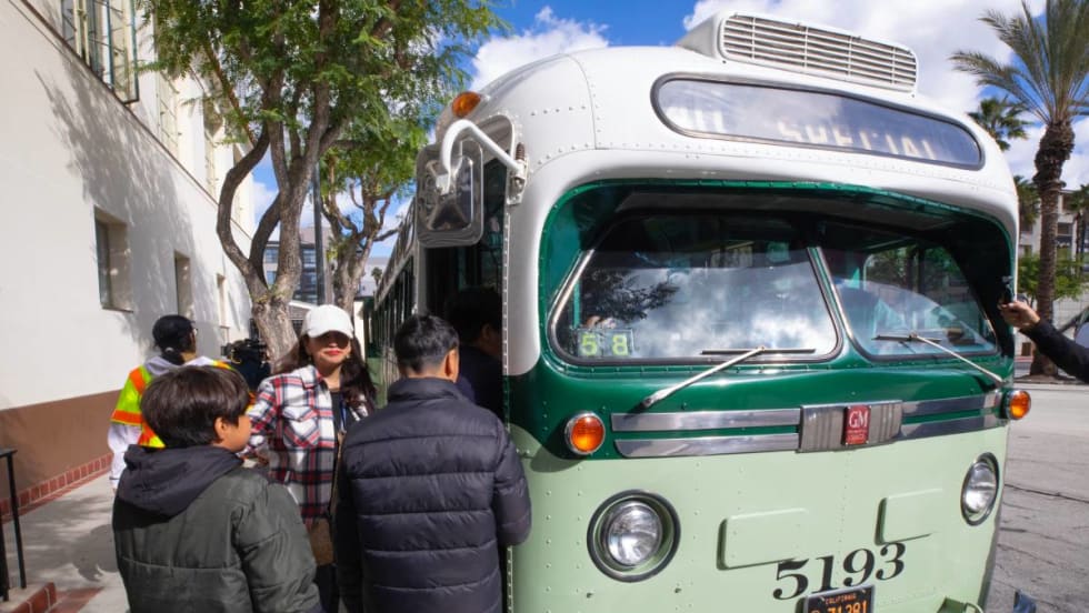 LA Metro Transit Equity Day bus ride