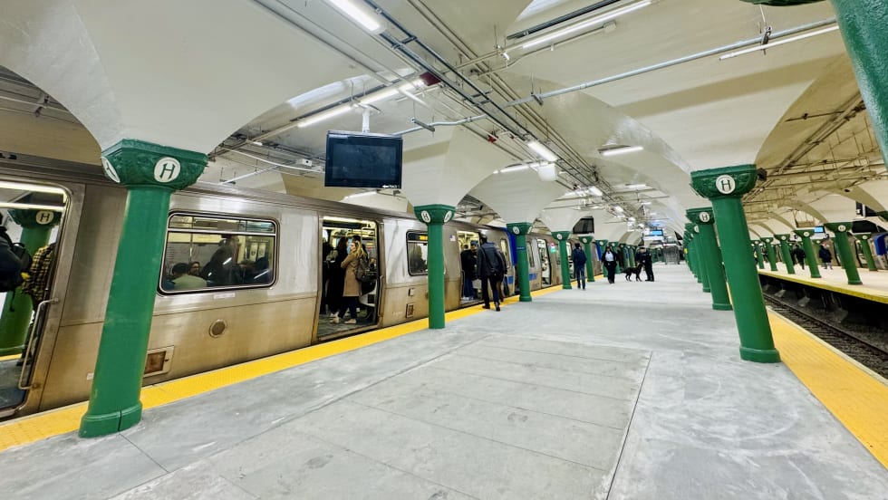 Hoboken Station after renovations