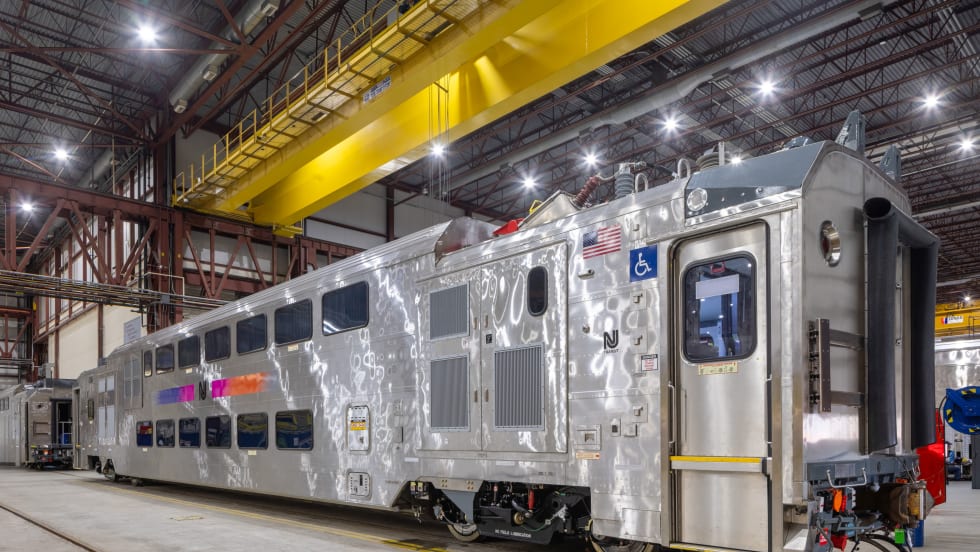 NJ TRANSIT's new Multilevel III commuter railcar manufactured by Alstom